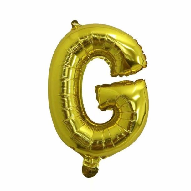 Foliebogstaver A-Z 102 cm./ Guld