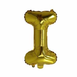 Foliebogstaver A-Z 102 cm./ Guld