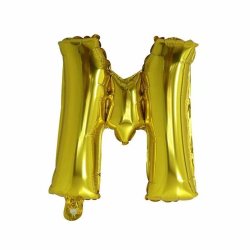 Foliebogstaver A-Z 102 cm./ Guld