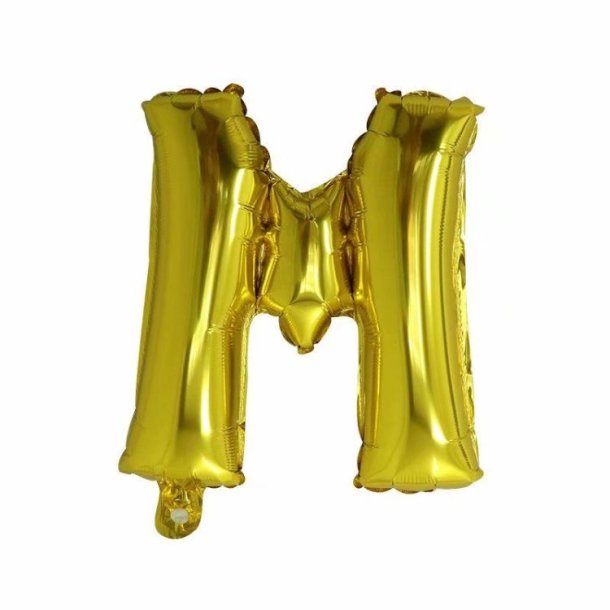 Foliebogstaver A-Z 102 cm./ Guld