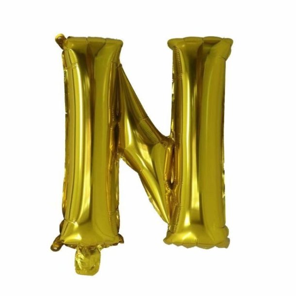 Foliebogstaver A-Z 102 cm./ Guld