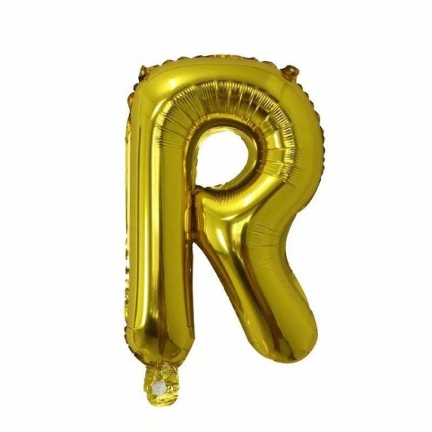 Foliebogstaver A-Z 102 cm./ Guld