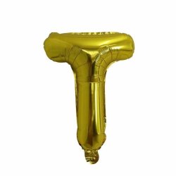 Foliebogstaver A-Z 102 cm./ Guld