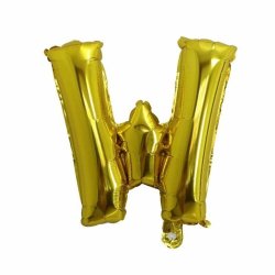 Foliebogstaver A-Z 102 cm./ Guld