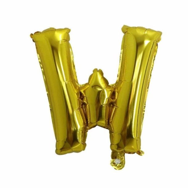 Foliebogstaver A-Z 102 cm./ Guld