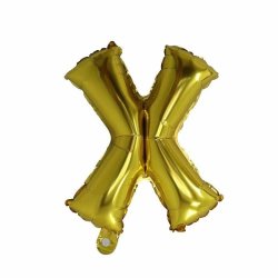 Foliebogstaver A-Z 102 cm./ Guld