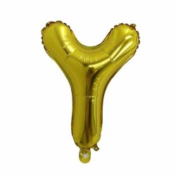 Foliebogstaver A-Z 102 cm./ Guld