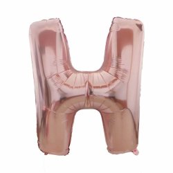 Foliebogstaver A-Z 102 cm./ Rosegold