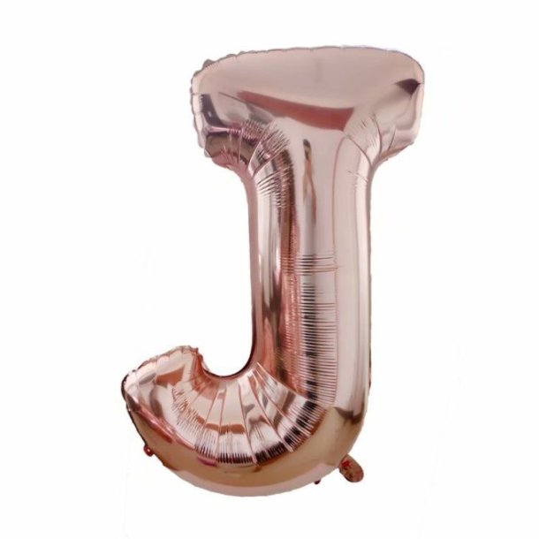 Foliebogstaver A-Z 102 cm./ Rosegold