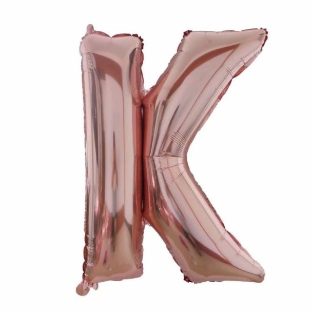 Foliebogstaver A-Z 102 cm./ Rosegold