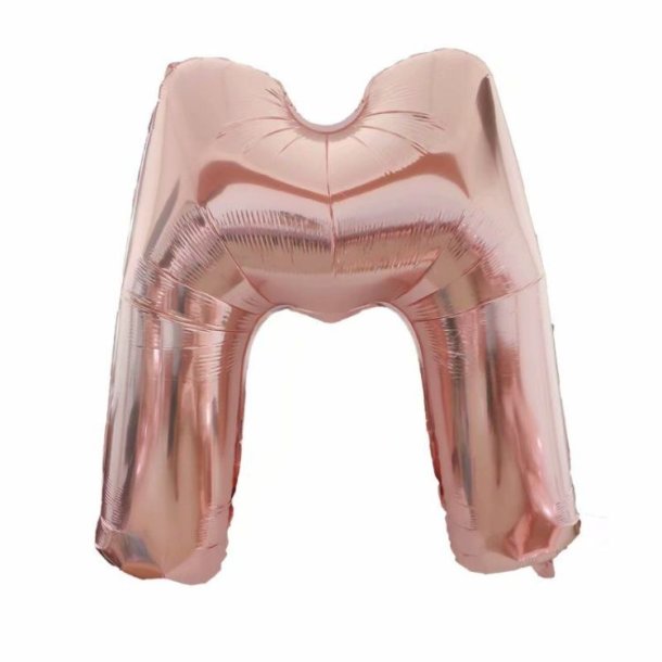 Foliebogstaver A-Z 102 cm./ Rosegold