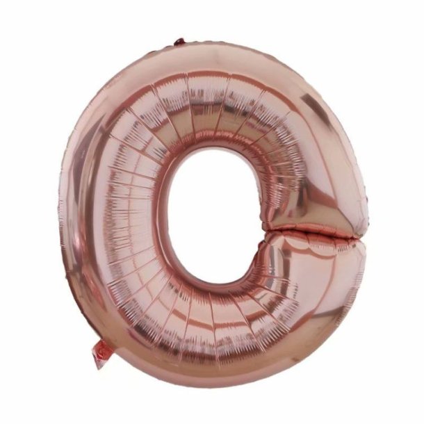 Foliebogstaver A-Z 102 cm./ Rosegold