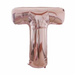 Foliebogstaver A-Z 102 cm./ Rosegold