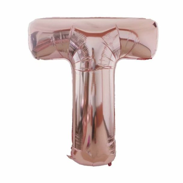 Foliebogstaver A-Z 102 cm./ Rosegold
