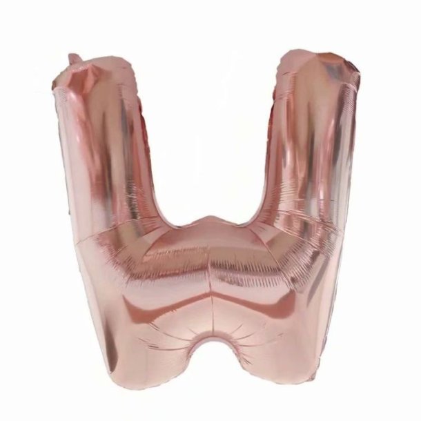 Foliebogstaver A-Z 102 cm./ Rosegold