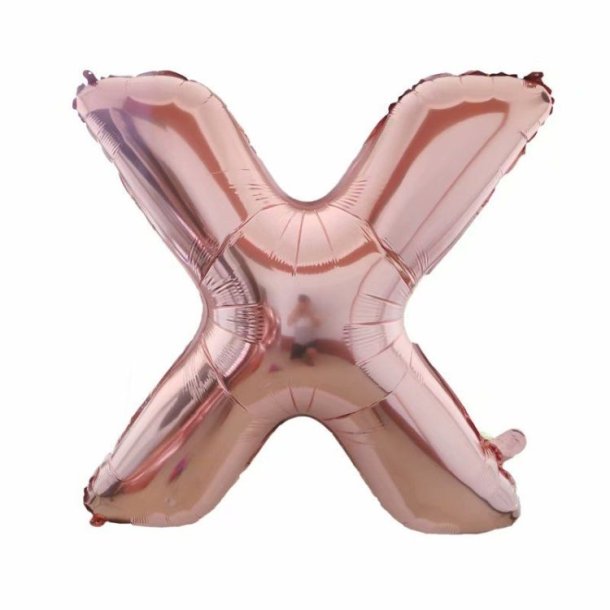 Foliebogstaver A-Z 102 cm./ Rosegold