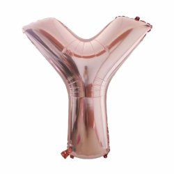 Foliebogstaver A-Z 102 cm./ Rosegold