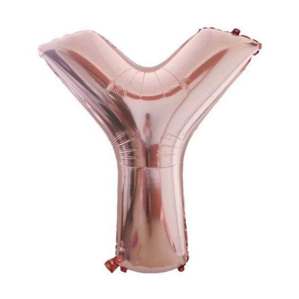 Foliebogstaver A-Z 102 cm./ Rosegold