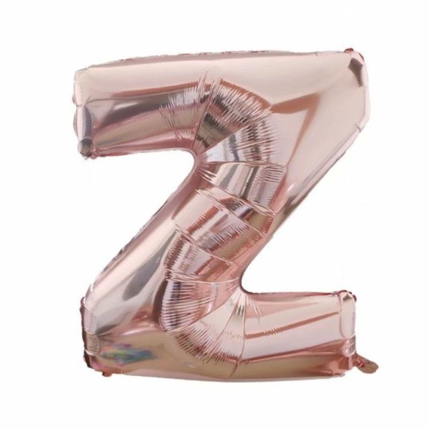 Foliebogstaver A-Z 102 cm./ Rosegold