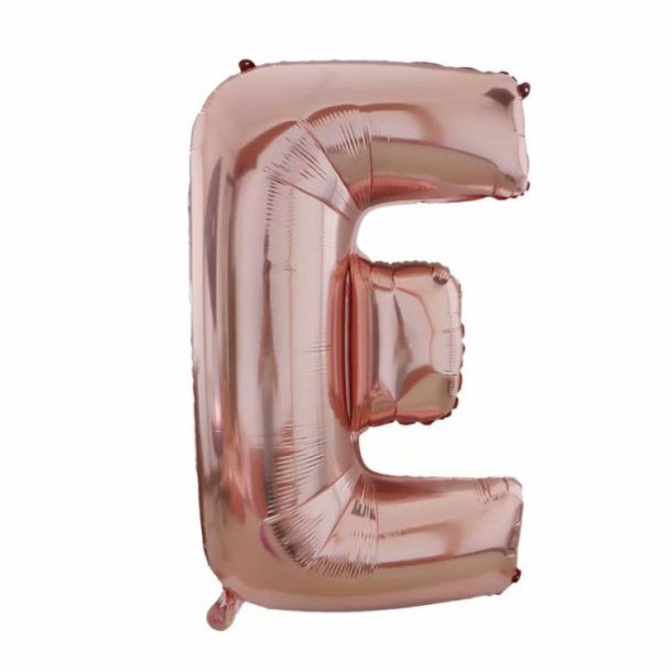 Foliebogstaver A-Z 102 cm./ Rosegold