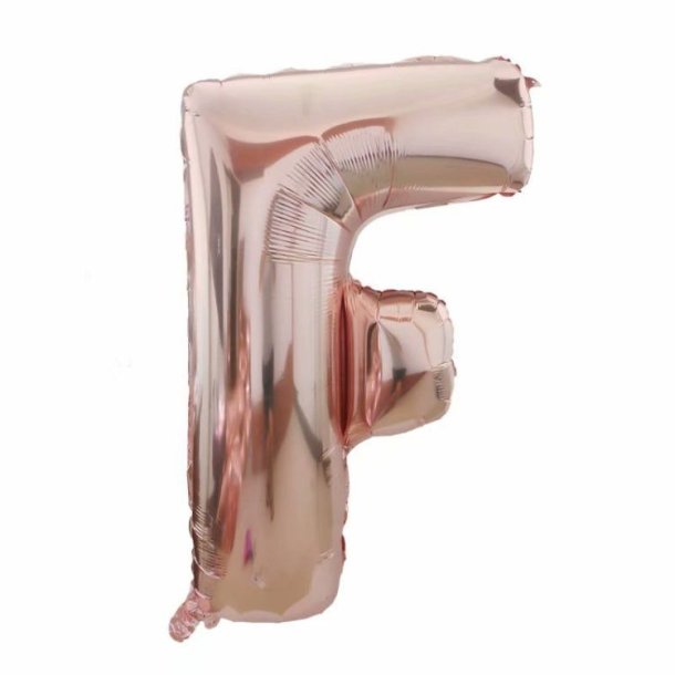 Foliebogstaver A-Z 102 cm./ Rosegold
