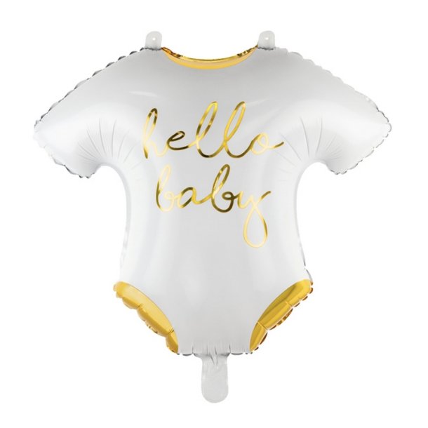 'Hello Baby' Body Folieballon / 51x45cm.