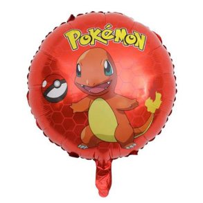 Rund Folieballon 43 cm. Pokemon / Charmander