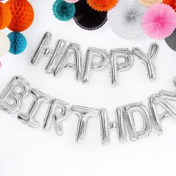 Happy Birthday Folieballon / Slv