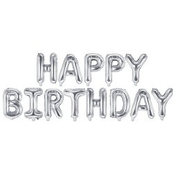Happy Birthday Folieballon / Slv