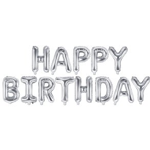 Happy Birthday Folieballon / Slv