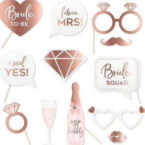 Photo Booth Props / Bride To Be