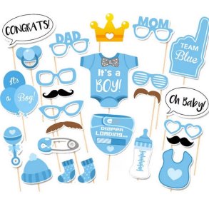 Photo Booth Props / Baby Dreng