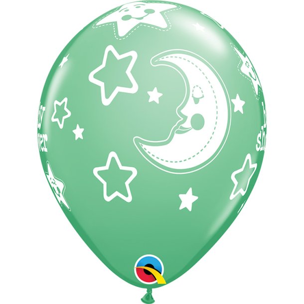 Babyshower Latex Balloner - Ass. farver / 6 stk. 