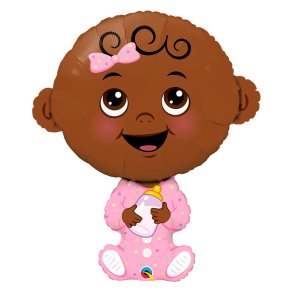 Baby Pige Folieballon 97 cm.