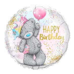 Rund Folieballon 46 cm. / HB Bamse m. Ballon