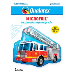 Rd Brandbil Folieballon 91 cm.