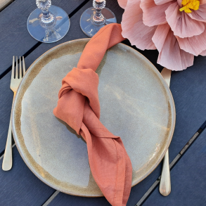 Stofservietter Terracotta 45x45 cm. /6 Stk.