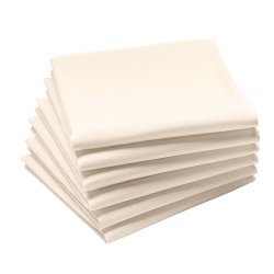 Stofservietter Rhvid 45x45 cm. /6 Stk.