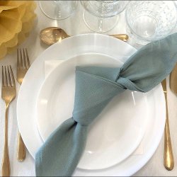 Stofservietter Sage 45x45 cm. /6 Stk.