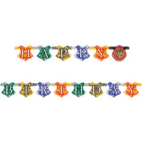 Harry Potter HAPPY BIRTHDAY Guirlande / 1,82 m.