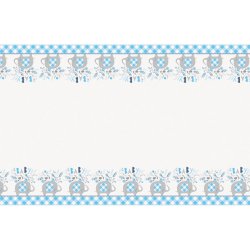 Blue Floral Elephant Dug 137 x 213 cm.