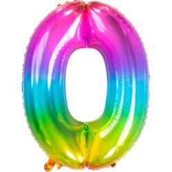 Folie Tal 0-9 81 Cm. / Regnbue
