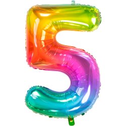 Folie Tal 0-9 81 Cm. / Regnbue