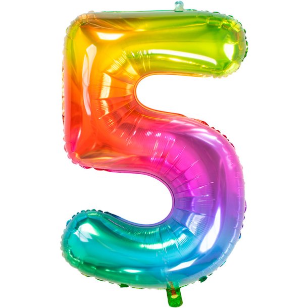 Folie Tal 0-9 81 Cm. / Regnbue