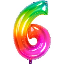 Folie Tal 0-9 81 Cm. / Regnbue