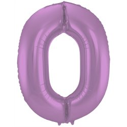 Folie Tal 0-9 86 cm. / Lilla Metallic Mat