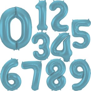 Folie Tal 0-9 86 cm. / Pastel Bl Metallic Mat