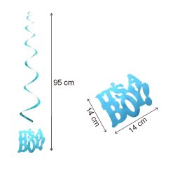 'It's a Boy' spiral/6 stk.