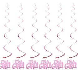 'It's a girl' spiral/6 stk.