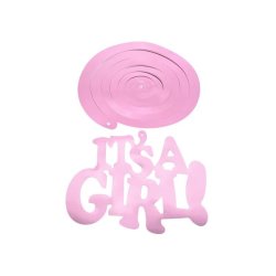 'It's a girl' spiral/6 stk.